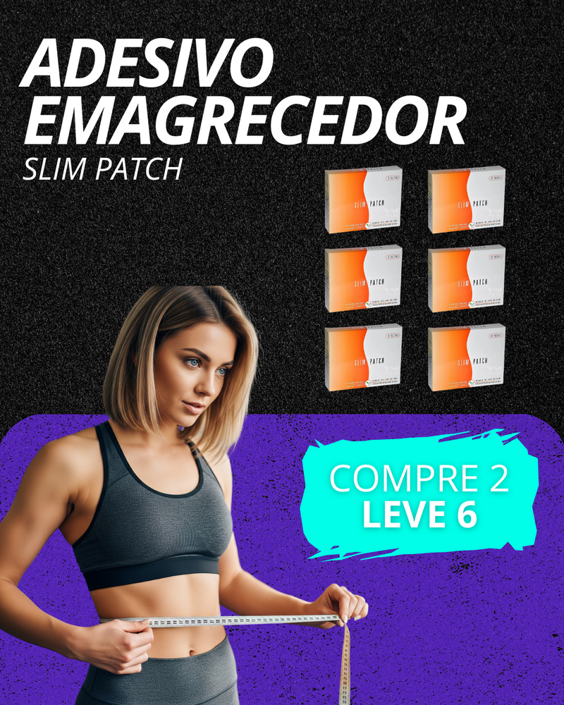 Caixa Adesivo Emagrecedor (10 Unidades) + Fita de Brinde!