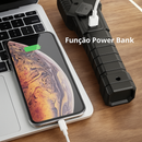 Lanterna Tática Indestrutível 4 em 1 Ultra Potência + Mini Lanterna de Brinde (Frete Grátis)