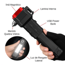 Lanterna Tática Indestrutível 4 em 1 Ultra Potência + Mini Lanterna de Brinde (Frete Grátis)