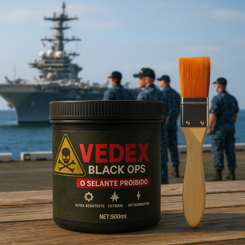Selante Vedex Black OPS – O SELANTE PROIBIDO QUE A MARINHA DOS EUA NÃO QUER QUE VOCÊ SAIBA!