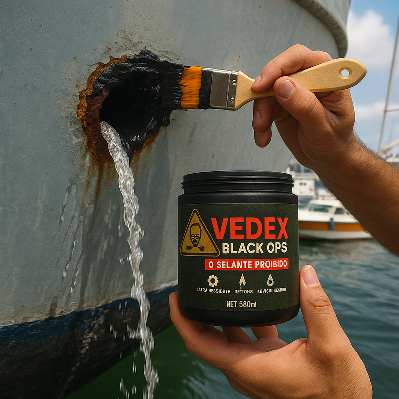Selante Vedex Black OPS – O SELANTE PROIBIDO QUE A MARINHA DOS EUA NÃO QUER QUE VOCÊ SAIBA!