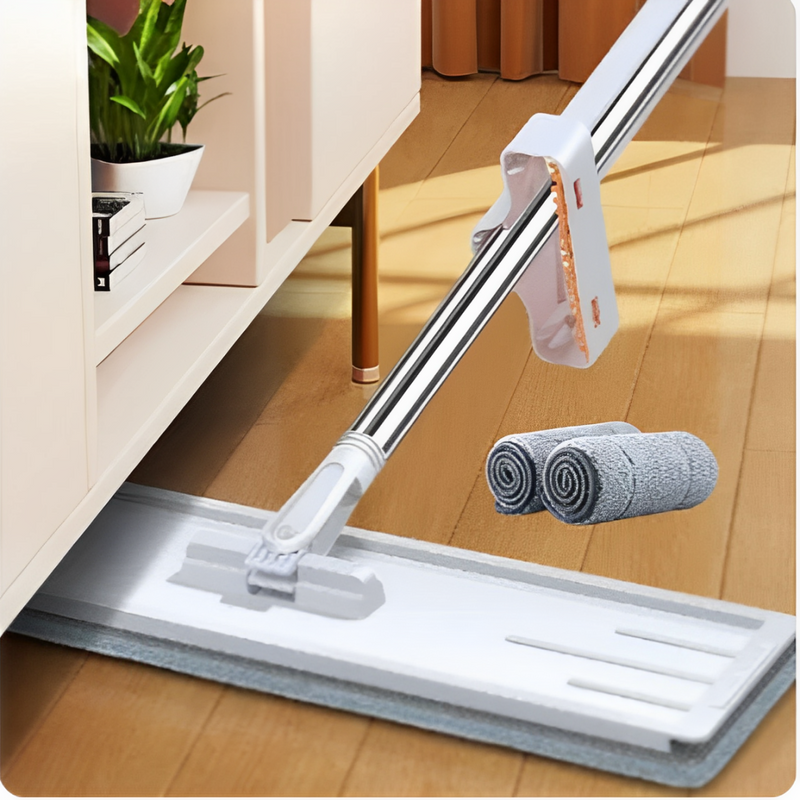 Esfregão Mop em Microfibra 360 + Pano de Limpeza (Brinde)!