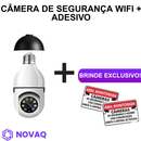 Câmera de Segurança Smart Full HD 1080p Wi-Fi  360 + 2 Adesivo De Monitoramento (Brinde)