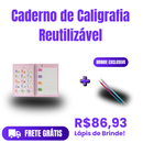 Caderno De Caligrafia Reutilizável (Em Inglês)!