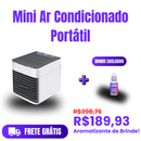 Mini ar condicionado portátil + Aromatizante (Brinde)!