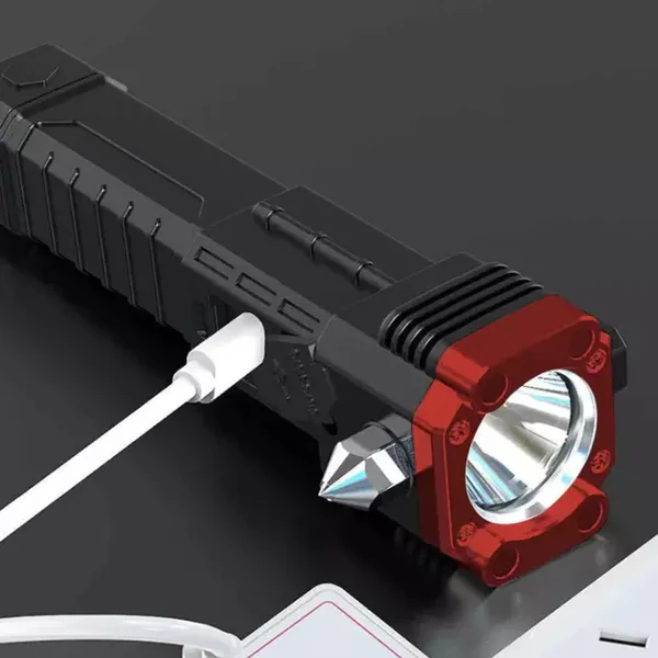 Lanterna Tática Indestrutível 4 em 1 Ultra Potência + Mini Lanterna de Brinde (Frete Grátis)