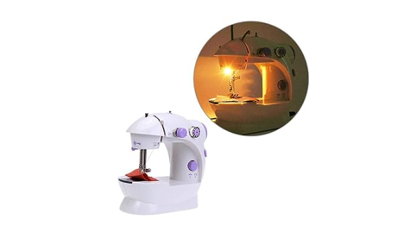Mini Máquina de Costura Portátil - Costure Tudo em Segundos (Versão Premium)