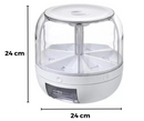 Dispenser Giratório Automático – Organização Rápida para Seus Alimentos