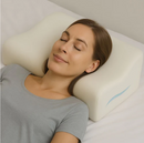 Travesseiro Nasa Ortopédico Cervical Comfort + Mascara de Sono Pesado (Brinde)