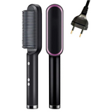 Escova Alisadora Bivolt 5 em 1 - Alisa, Hidrata, Modela, Alinha e Anti-Frizz