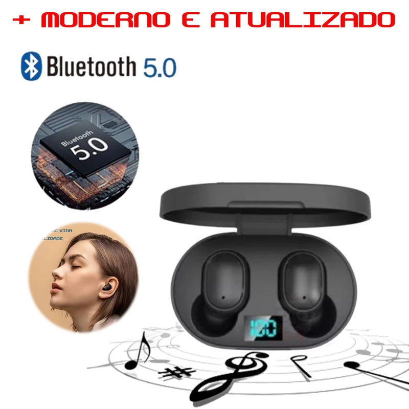 Fone de ouvido Bluetooth Air Dots 3 + Brinde!
