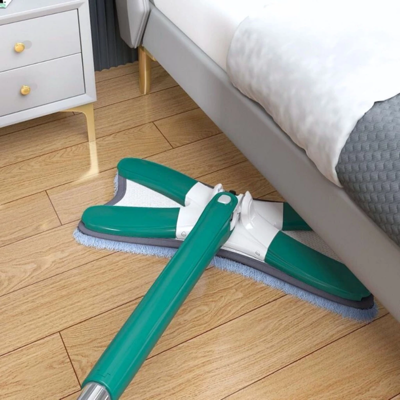 Esfregão Mop em Microfibra 360 + Pano de Limpeza (Brinde)!