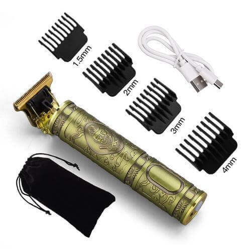 Máquina para Barba, Cabelo e Sobrancelha 3 em 1 + Pente fino (Brinde)!