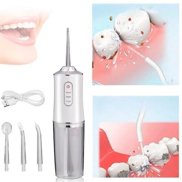 Irrigador Oral para Limpeza CleanJet + Fio Dental (Brinde)!