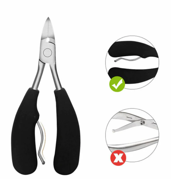 Alicate Profissional para Desencravar Unhas + 5 Lixas (BRINDE)!