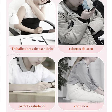 Colete Corretor Postural (ALINHA NA HORA) + Mini Fita Elástica Para Exercícios (Brinde!)